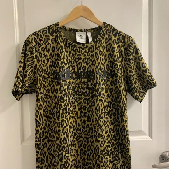 adidas Originals | Shirts | Adidas Originals Nmd Allover Leopard Print  Tshirt Size M | Poshmark